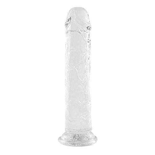 Trasparent Suction Base Silicone Dildo