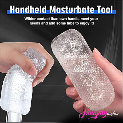 Jalwa Transparent Pocket Pussy: Realistic Jelly & Silicone Pleasure Sleeve for Men